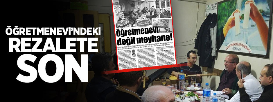 Rezalet sonlandırıldı