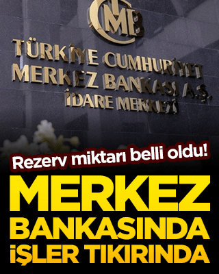 Rezerv miktarı belli oldu! Merkez Bankasında işler tıkırında