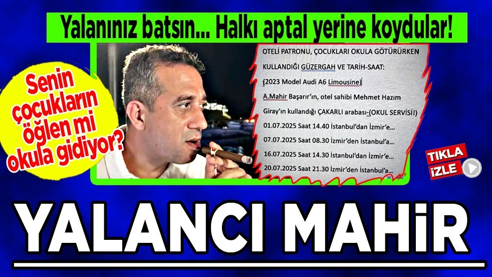 Rezil oldular: Yalanınız batsın, halkı aptal yerine koydular... Yalancı Mahir