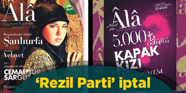 Rezil parti tepkiler üzerine iptal edildi