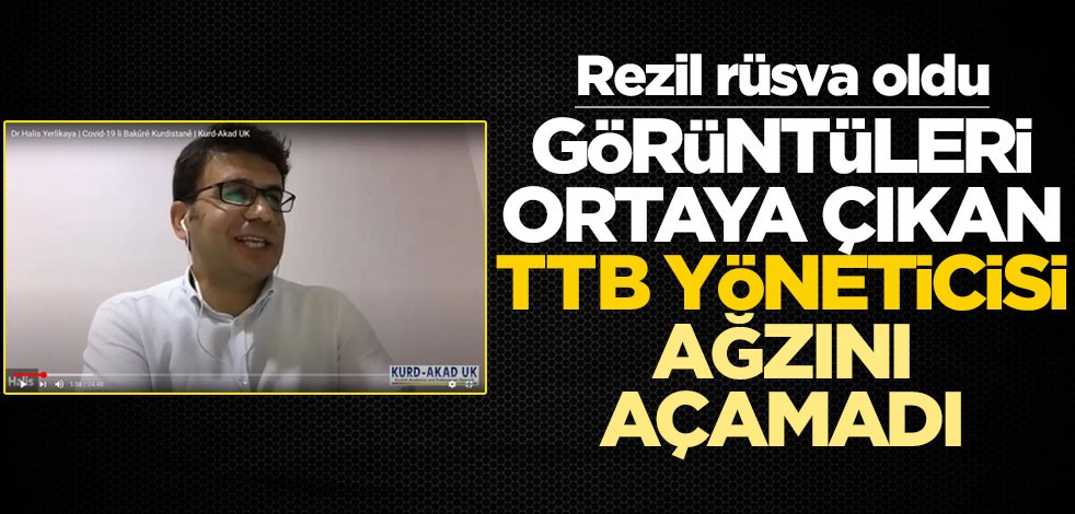 Rezil rüsva oldu! TTB yöneticisi bu görüntülere cevap veremedi