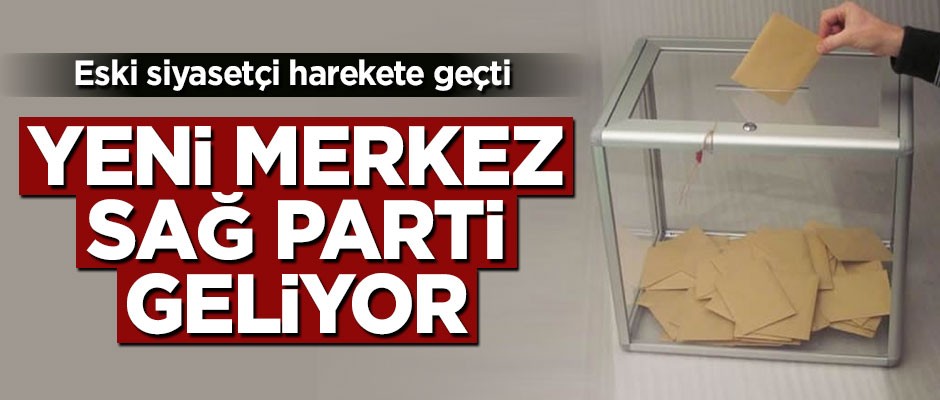 Rıfat Serdaroğlu harekete geçti! Yeni merkez sağ parti geliyor