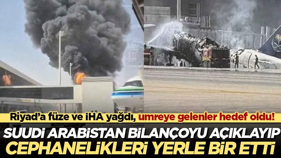 Riyad’a füze ve İHA yağdı, umreye gelenler hedef oldu! Suudi Arabistan bilançoyu açıklayıp cephanelikleri yerle bir etti!