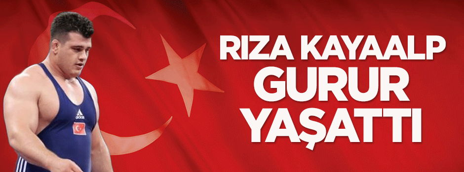 Rıza Kayaalp altın madalya kazandı