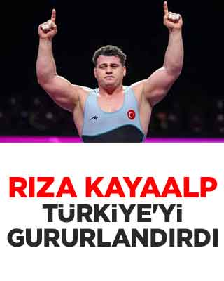 Rıza Kayaalp Türkiye'yi gururlandırdı