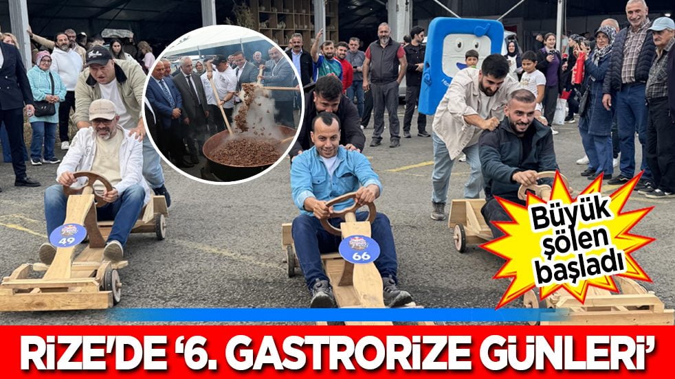 Rize'de '6. GastroRize Günleri' coşkusu
