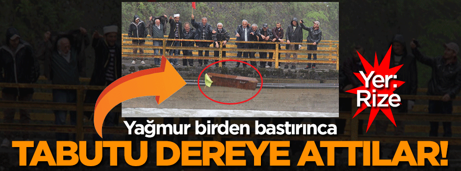 Rizelilerden ilginç protesto!