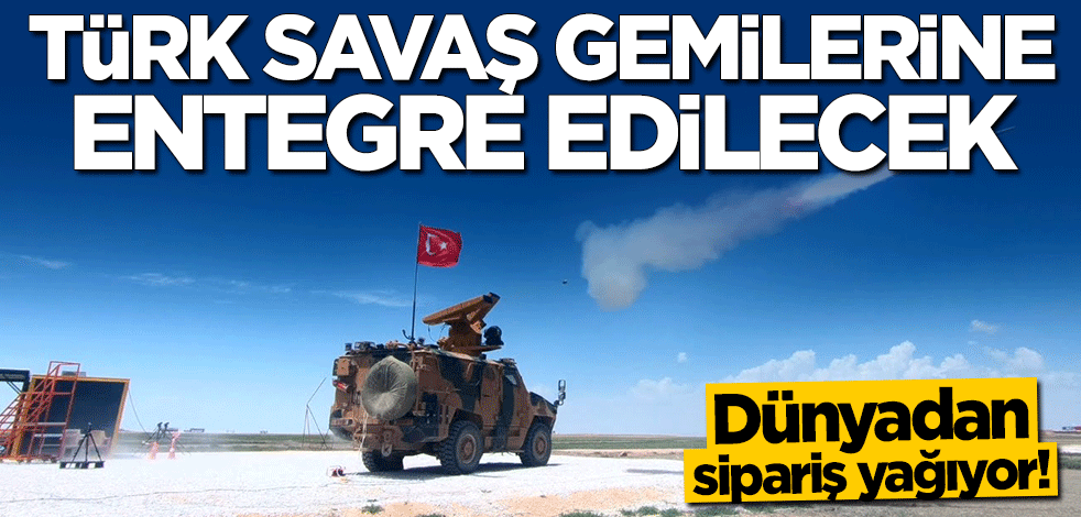 ROKETSAN müjdeyi verdi... Türk savaş gemilerine entegre edilecek