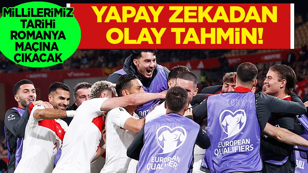 Romanya maçı öncesi yapay zekadan Dünya Kupası için olay tahmin!