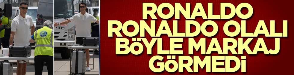 Ronaldo Ronaldo olalı böyle markaj görmedi