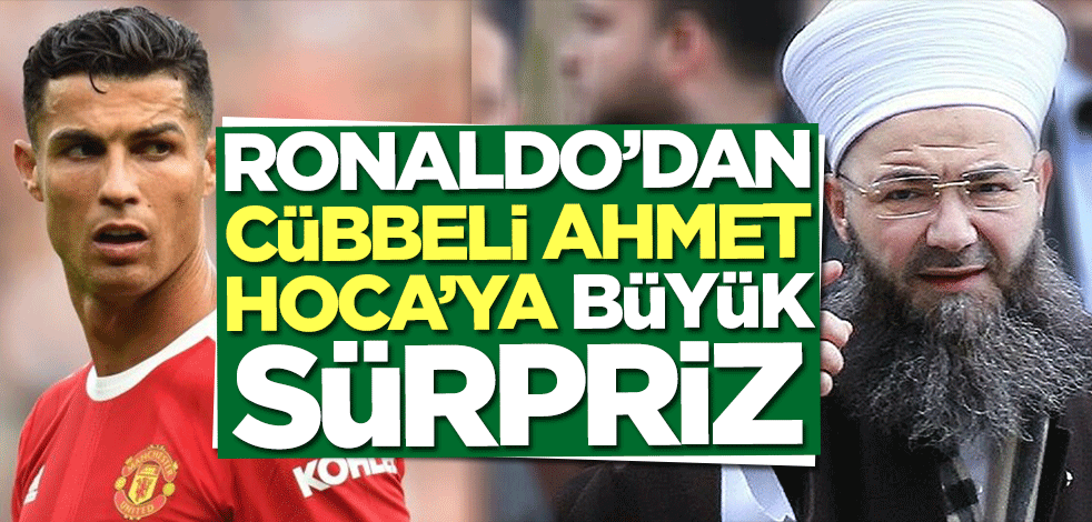 Ronaldo'dan Cübbeli Ahmet Hoca'ya büyük sürpriz