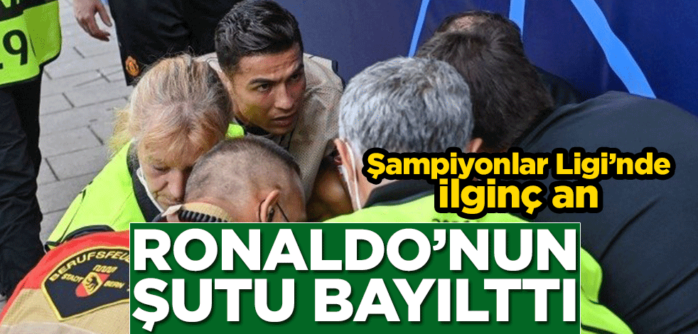 Ronaldo'nun şutu bayılttı! Şampiyonlar Ligi’nde ilginç an