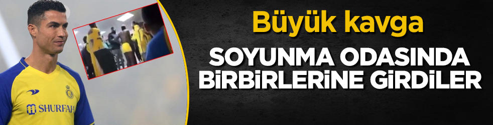 Ronaldo'nun yeni takımında büyük kavga! Soyunma odasında birbirlerine girdiler