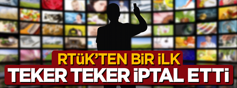 RTÜK 5 televizyon kanlının lisansını iptal etti