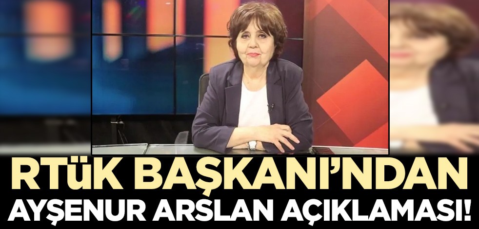 RTÜK Başkanı Ebubekir Şahin Ayşenur Arslan yalanını anlattı!