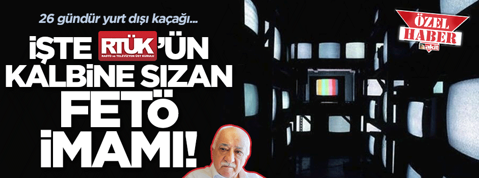 FETÖ'nün RTÜK imamına kol kanat gerilmiş