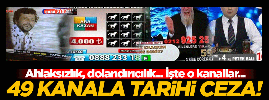 RTÜK sonunda bu duruma el koydu! Ahlaksız ve dolandırıcılara ceza yağdı