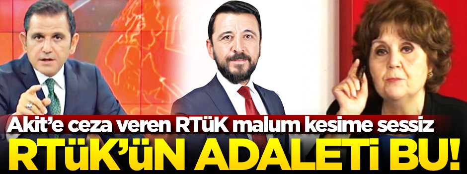 RTÜK terör seviciye kör, vatansevere cezada bonkör!