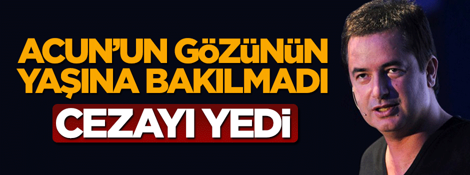 RTÜK'ten Acun'un O Ses Çocuklar programına ceza