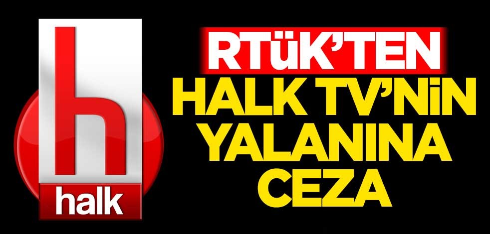 RTÜK'ten Halk TV'ye ceza
