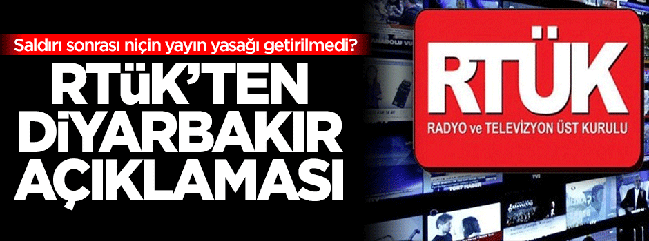 RTÜK'ten 'yayın yasağı' açıklaması