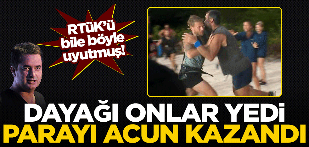 RTÜK'ü bile böyle uyutmuş! Dayağı onlar yedi, parayı Acun kazandı