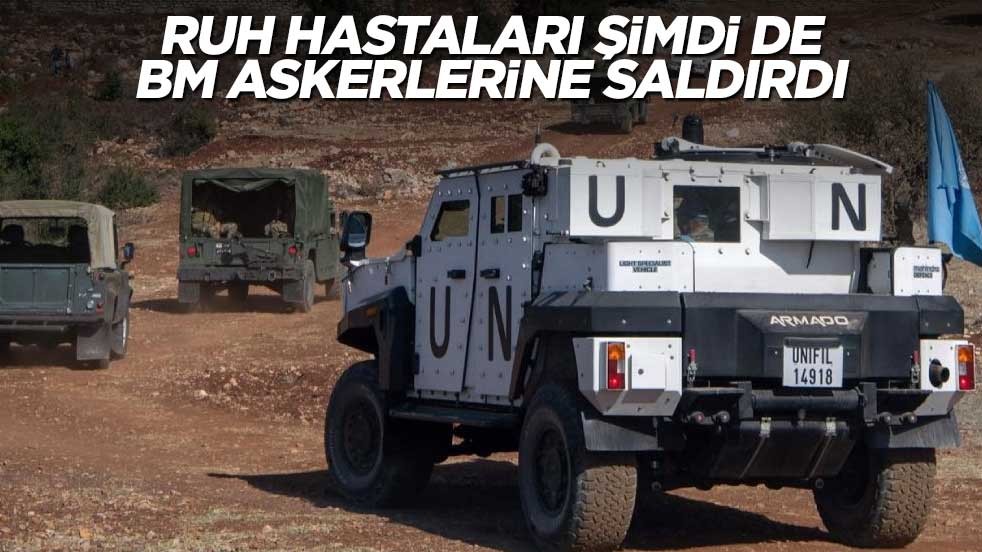 Ruh hastaları şimdi de BM askerlerine saldırdı