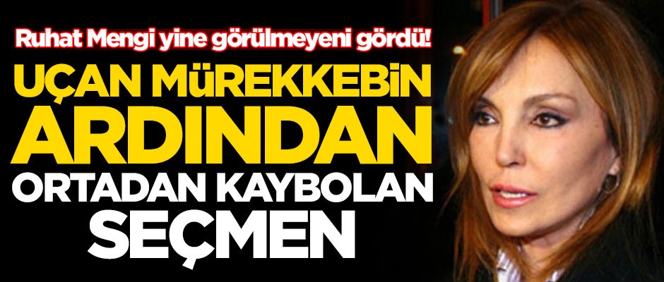Ruhat Mengi yine görülmeyeni gördü! Uçan mürekkebin ardından ortadan kaybolan seçmen