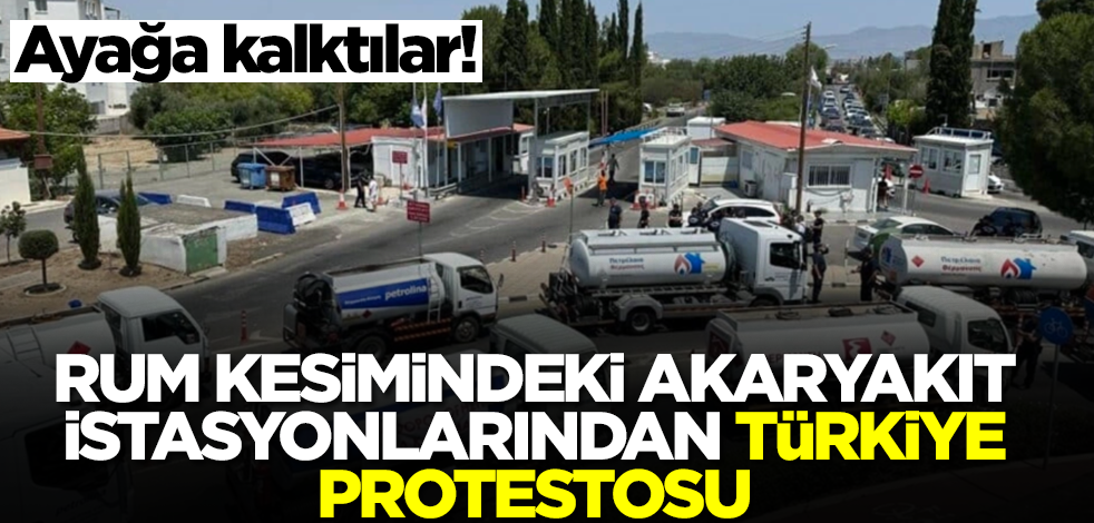 Rum kesimindeki akaryakıt istasyonlarından Türkiye protestosu! Kur farkı sebebiyle ayağa kalktılar