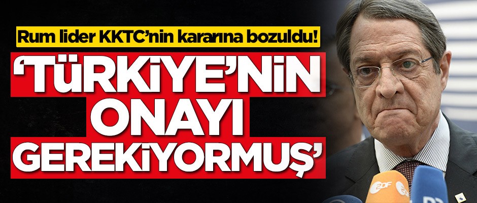 Rum lider KKTC'nin kararına bozuldu! 'Türkiye'nin onayı gerekiyormuş'