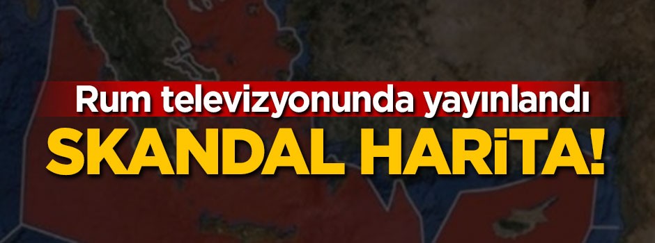 Rum televizyonunda skandal harita!
