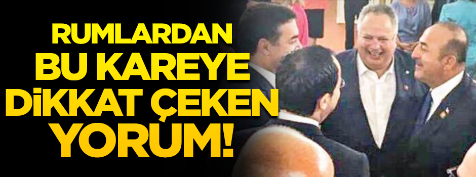 Rumlardan bu kareye dikkat çeken yorum: "Buzlar eridi"