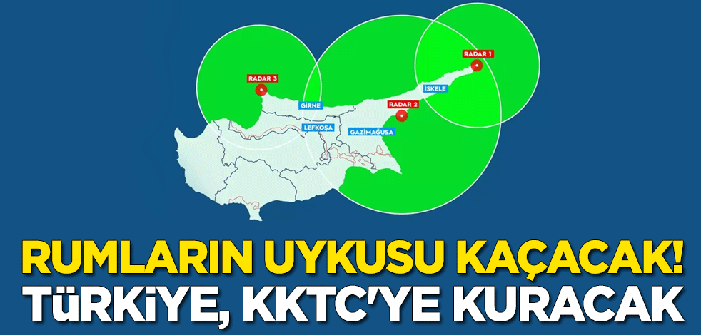 Rumların uykusu kaçacak! Türkiye, KKTC'ye kuracak
