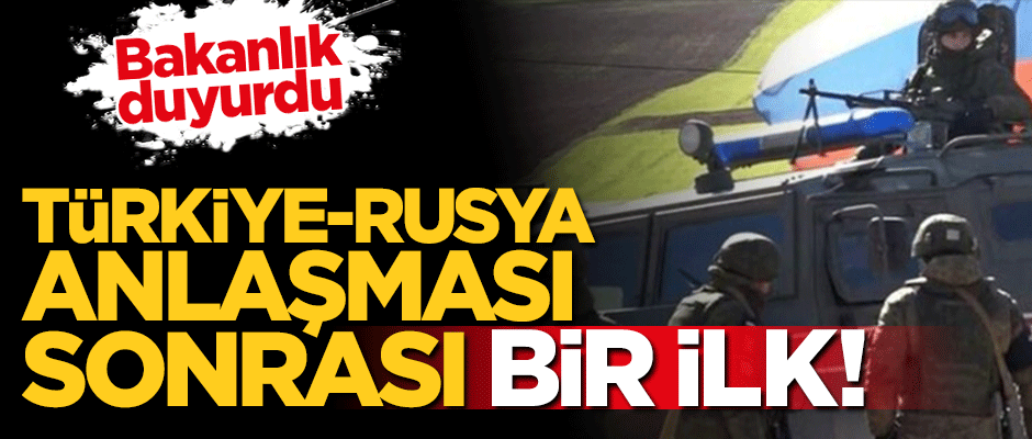 Rus askeri polisi Suriye'nin kuzeyinde ilk devriyesini yaptı