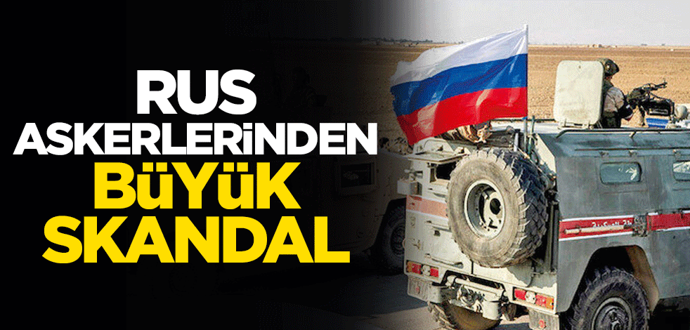Rus askerlerinden büyük skandal! Teröristlere plaket verdiler