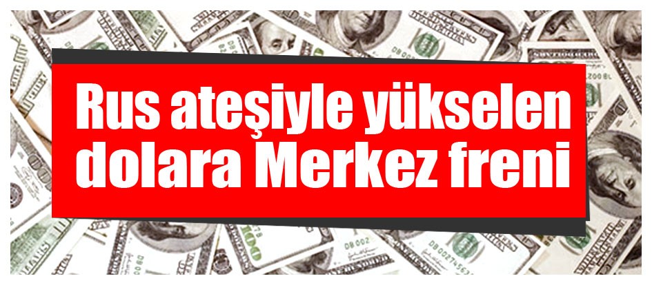 Rus ateşiyle yükselen dolara Merkez freni