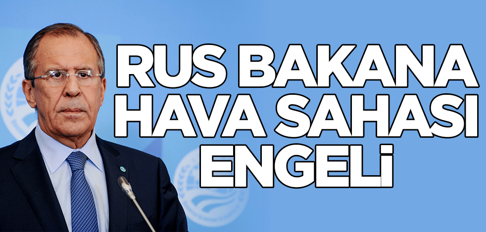 Rus bakana engel geldi