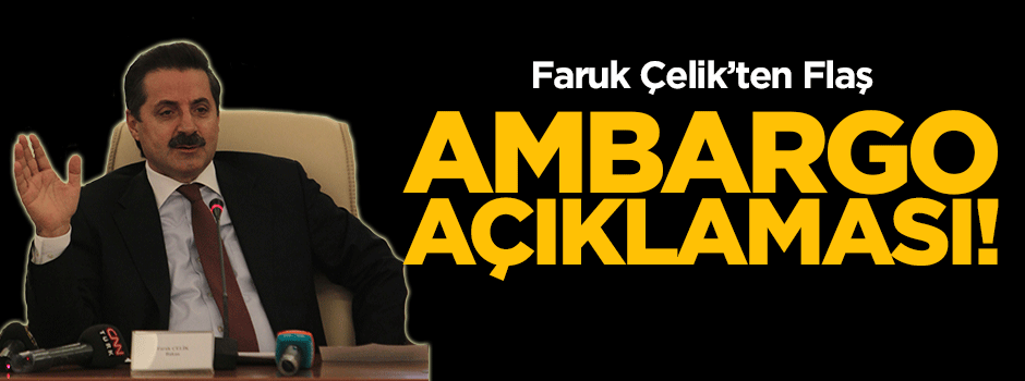 Faruk Çelik: Rus çiftçi daha çok etkilenir