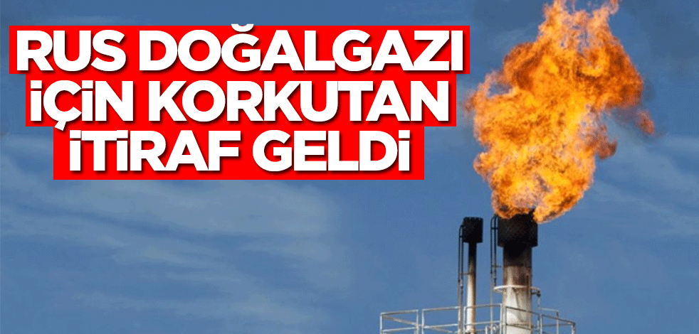 Rus doğalgazı için korkutan itiraf geldi! Tarih verildi