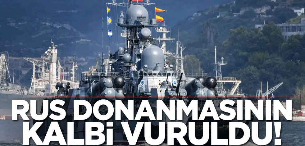 Rus donanmasının kalbi vuruldu! Kırım sarsıldı