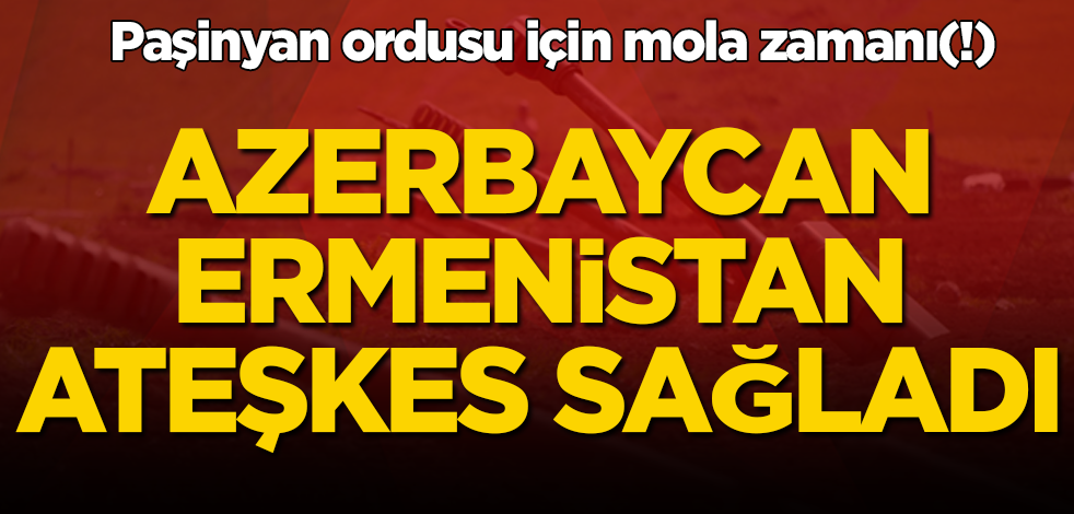Rus haber ajansı TASS duyurdu! Azerbaycan ve Ermenistan ateşkes sağladı