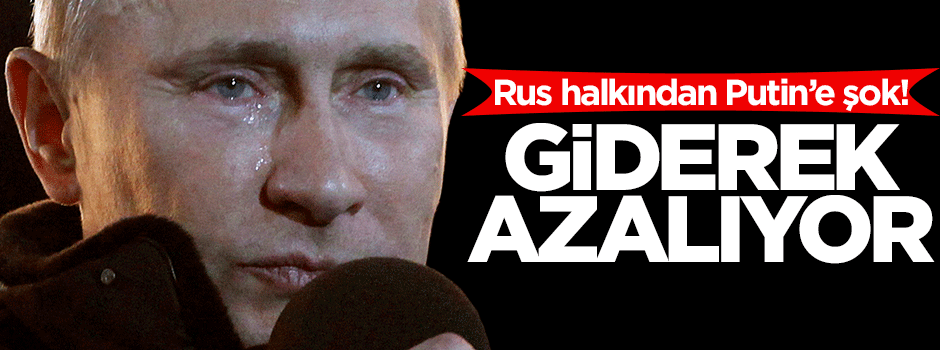 Rus halkından Putin'e şok!