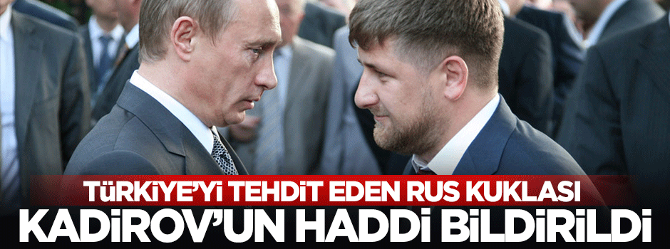 Rus kuklası 'Çakma Çeçen'e(soldaki) sert tepki