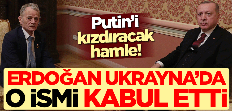 Rus lider Putin'i kızdıracak hamle! Cumhurbaşkanı Erdoğan Ukrayna'da o ismi kabul etti