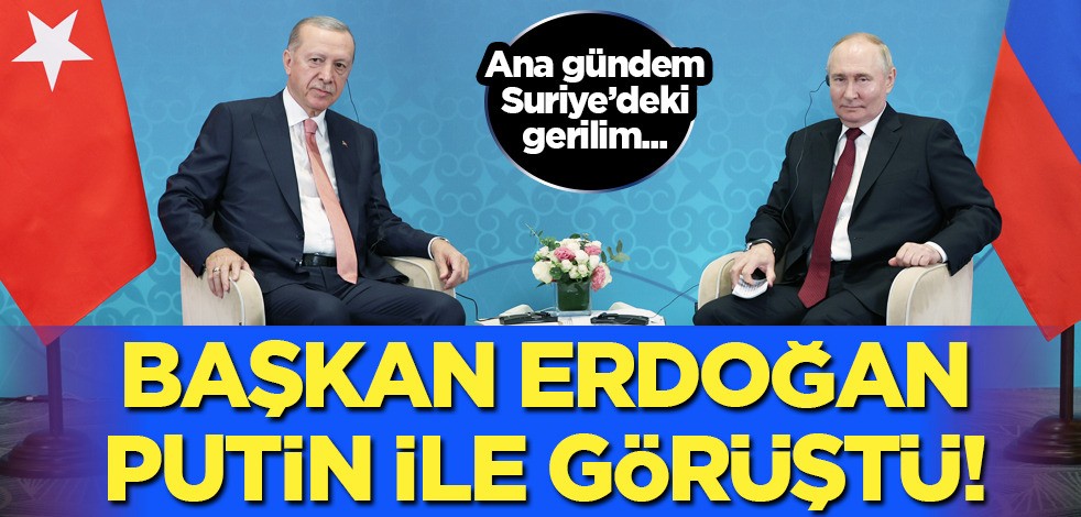 Rus lider Putin'le Cumhurbaşkanı Erdoğan Suriye'deki gerilimi, nükleer santralini görüştüler! Rusya ile adımlar