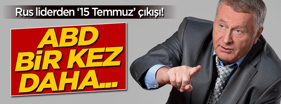 Rus liderden 'darbe' çıkışı: ABD bir kez daha...