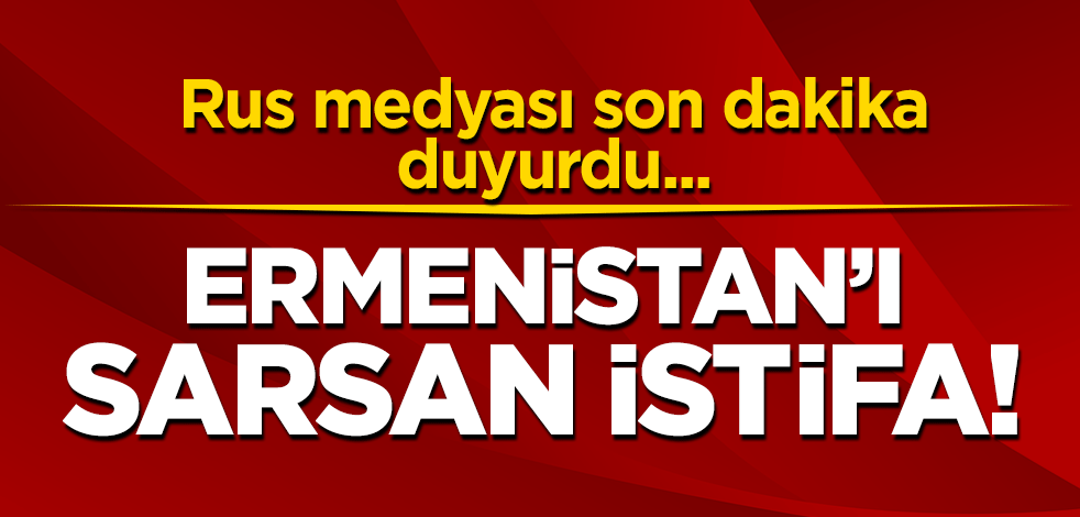 Rus medyası son dakika duyurdu... Ermenistan Savunma Bakanı David Tonoyan istifa etti!