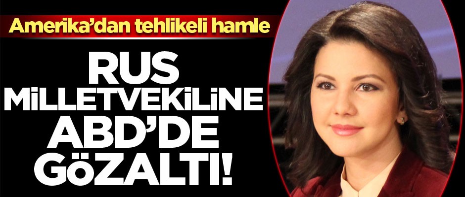 Rus milletvekiline ABD'de gözaltı!