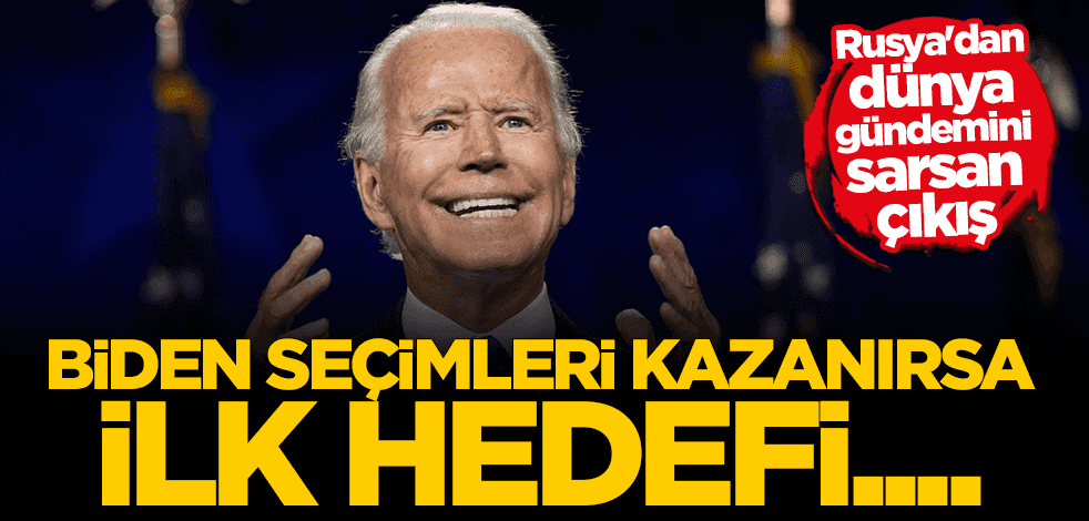 Rus senatörden flaş çıkış: Biden seçimleri kazanırsa ilk hedefi Rusya olur
