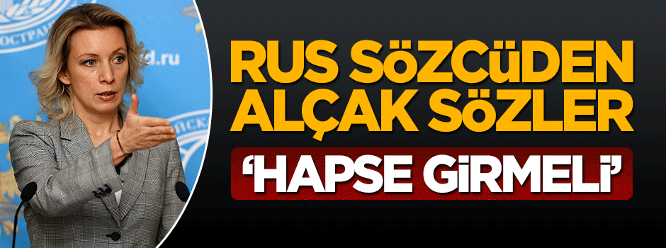 Rus sözcü Zaharova'dan Çavuşoğlu'na alçak sözler